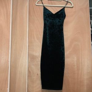 Velvet Green dress